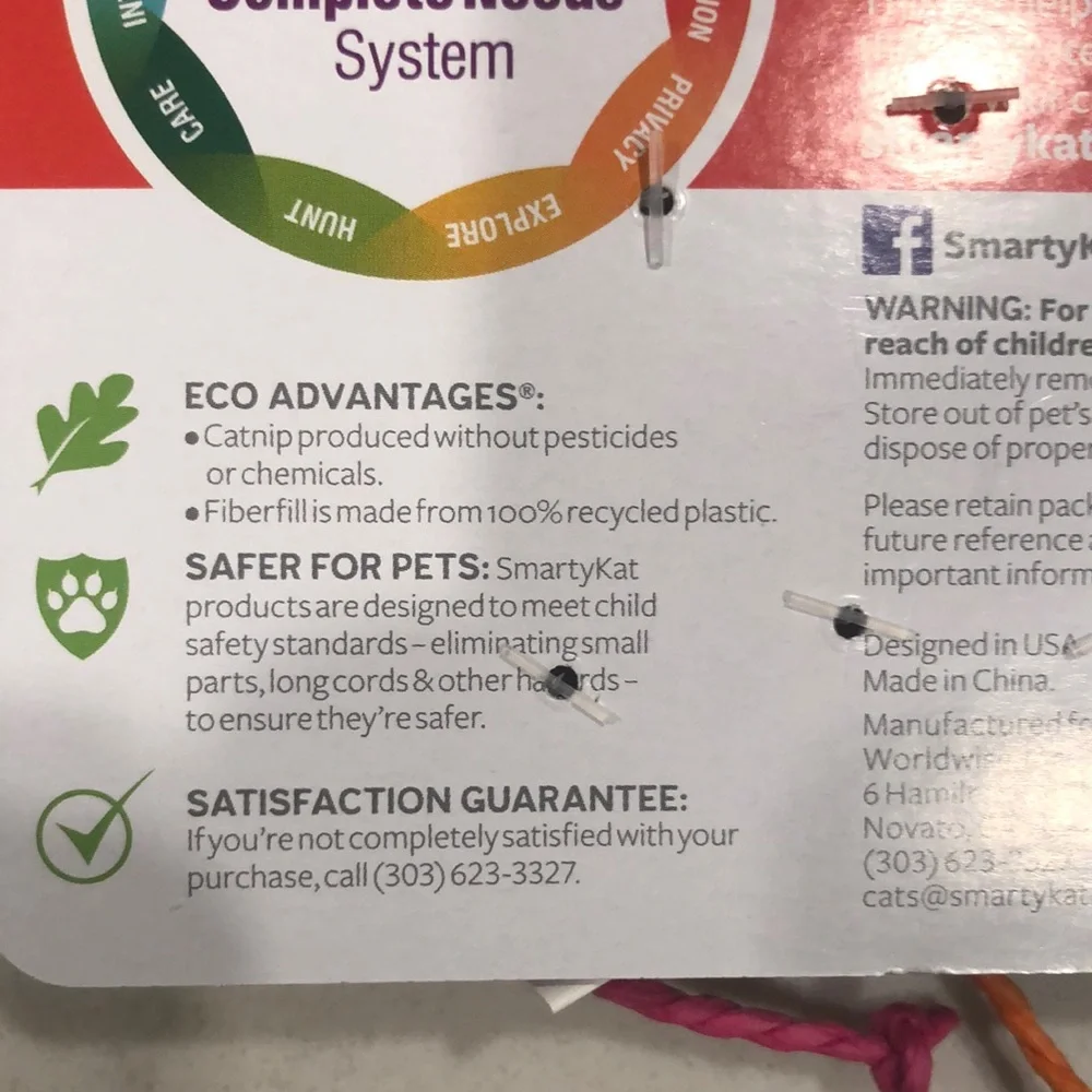 SmartyKat Skitter Critters Cat Toys